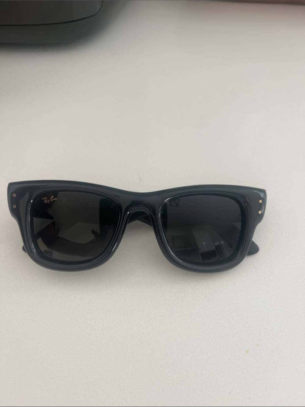 Ray-Ban A$AP Rocky RB4940 Black Wayfarer Puffer Square Sunglasses